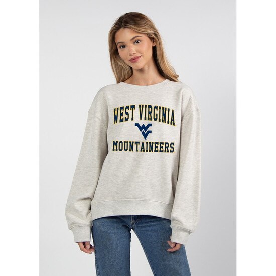 WVU Women's Old School Crew Sweatshirt
