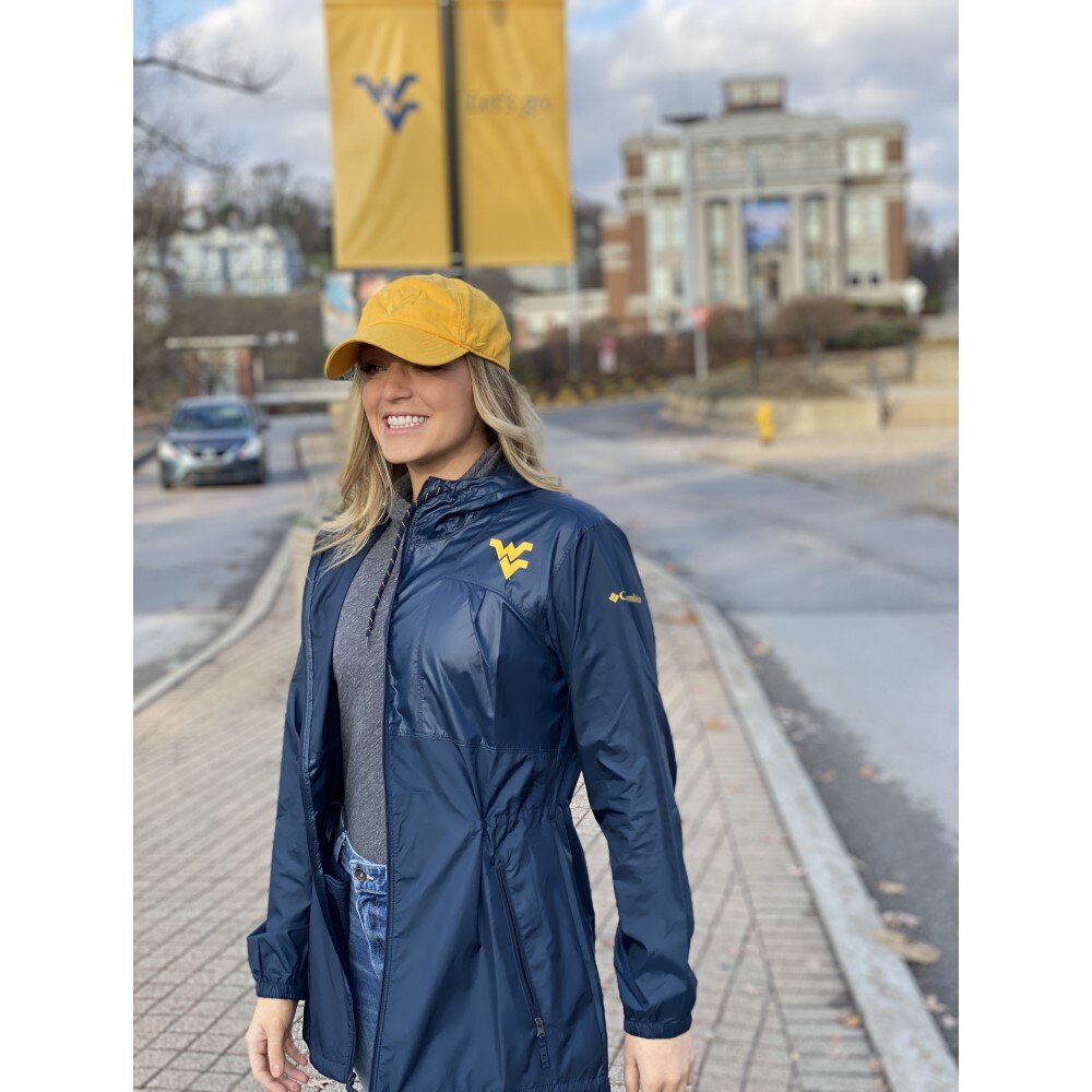 WVU Women's Flashback Long Windbreaker