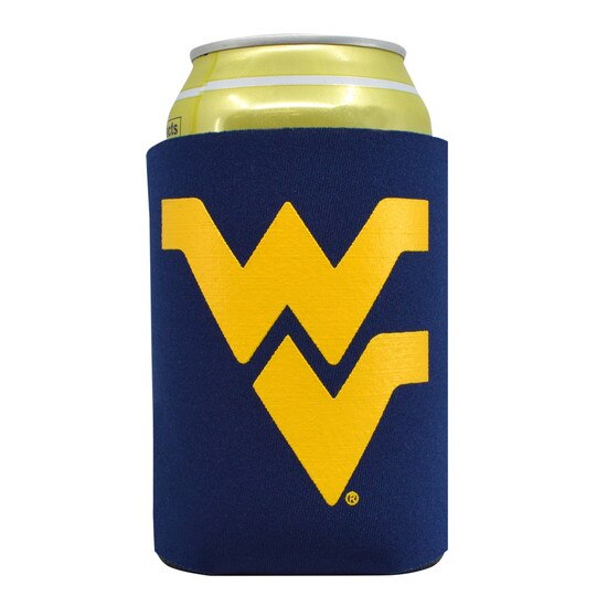 West Virginia Collapsible Beverage Holder Navy
