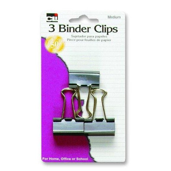 Binder Clips Medium - 3 per pack