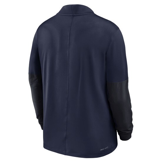 Back view of navy Nike lightweight pullover