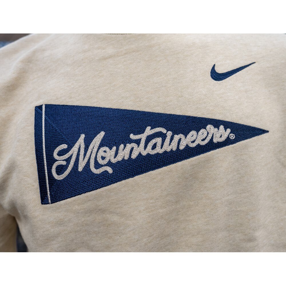 Nike WVU Mountaineers Chain Stitch Pennant Sweatshirt