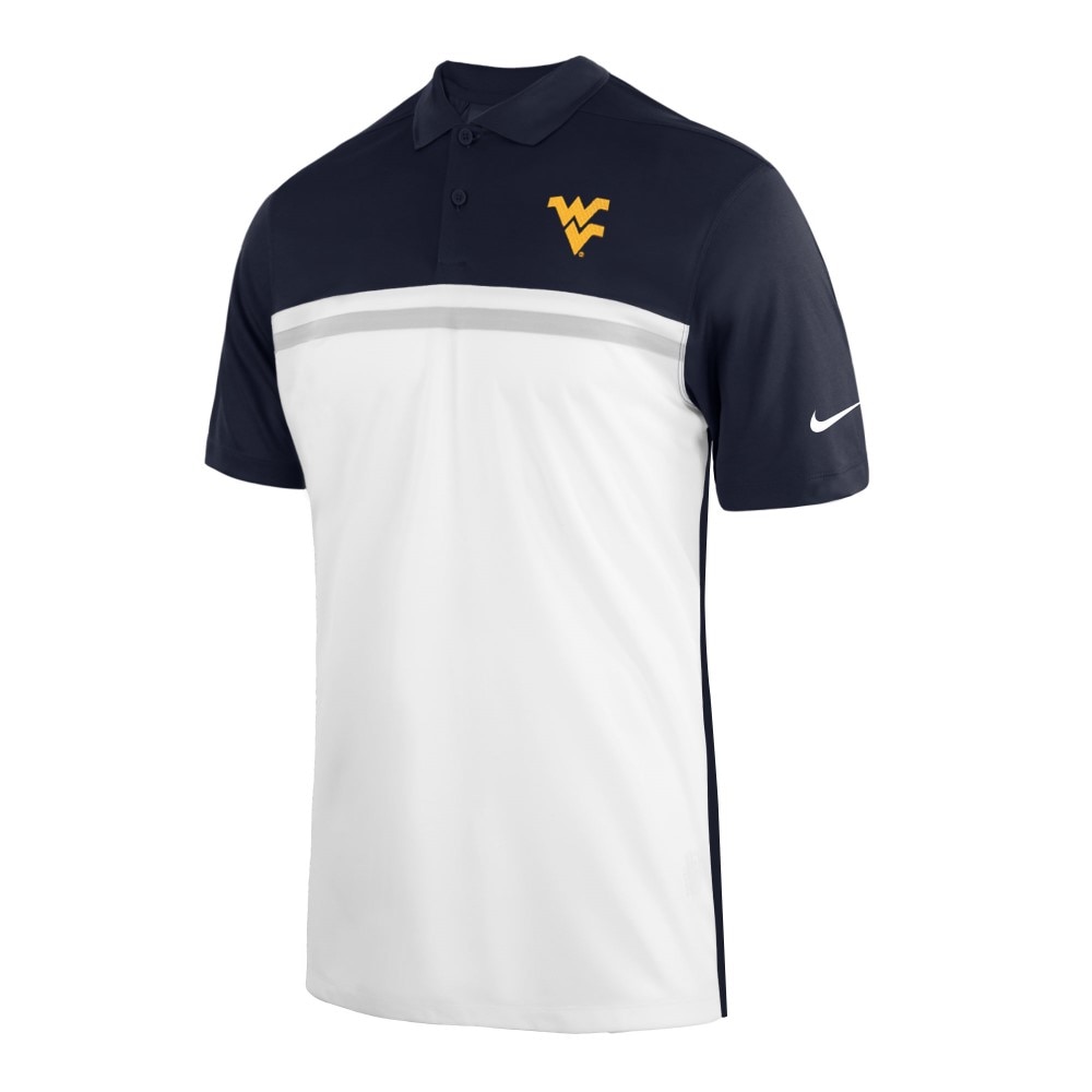 Nike WVU Victory Colorblock Polo