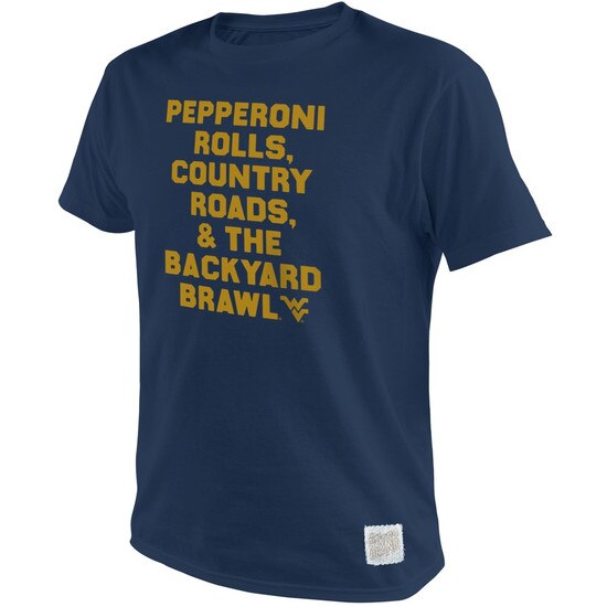 Pepperoni Rolls, Country Roads & Backyard Brawl Tee