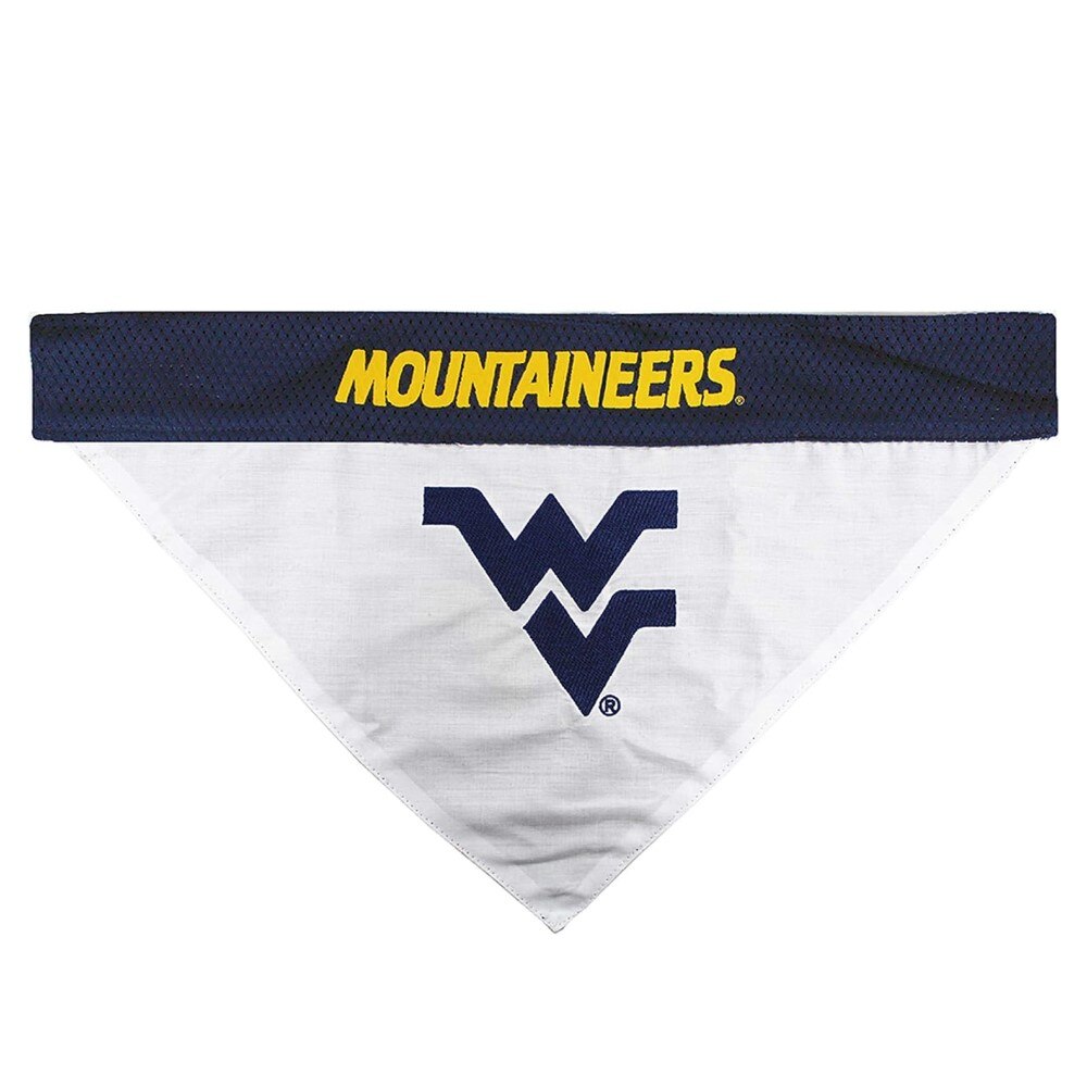 WVU Reversible Pet Bandana