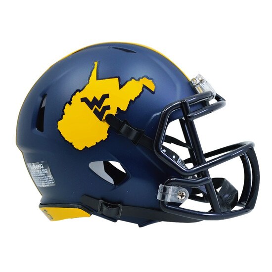 WVU Country Roads 2023 Speed Mini Helmet