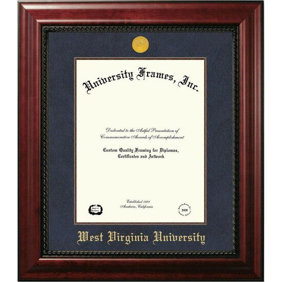 WVU Executive Diploma Frame