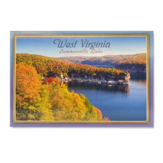West Virginia Post Card Summersville Lake