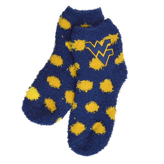 University of Louisville Fuzzy Dot Socks